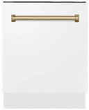 White Matte & Champagne Bronze