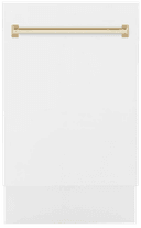 White Matte & Polished Gold